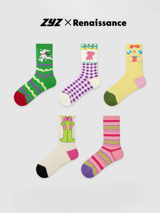 ZYZ X Renaissance Socks Box - 5 packs