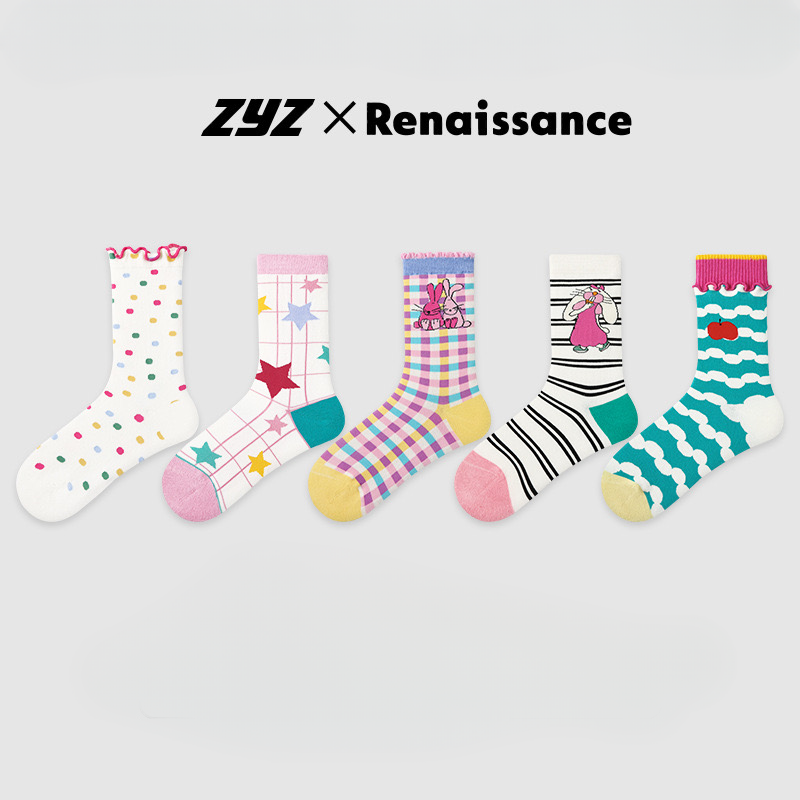 ZYZ X Renaissance Socks Box - 5 packs