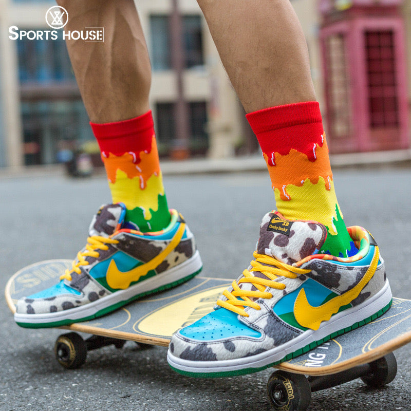 Rainbow Towel Socks