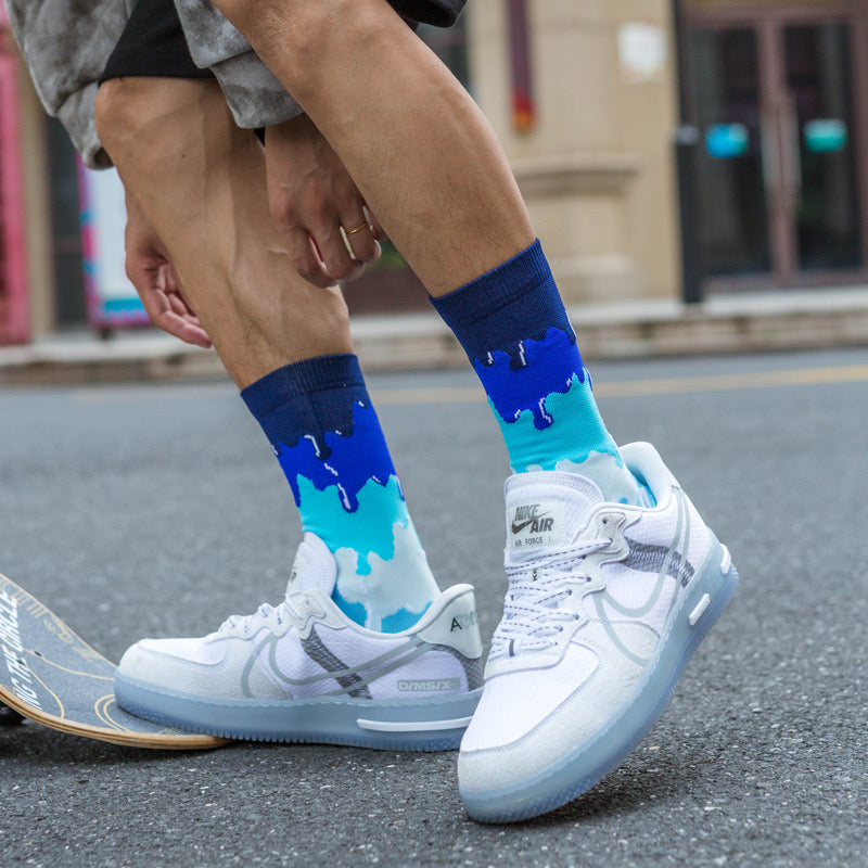 Rainbow Towel Socks