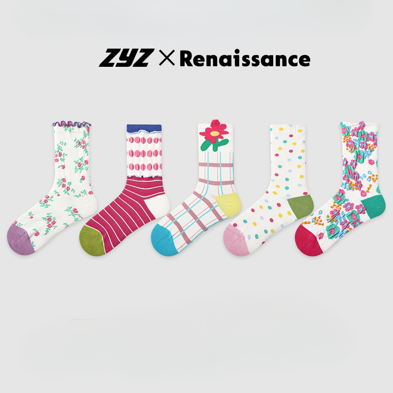 ZYZ X Renaissance Socks Box - 5 packs