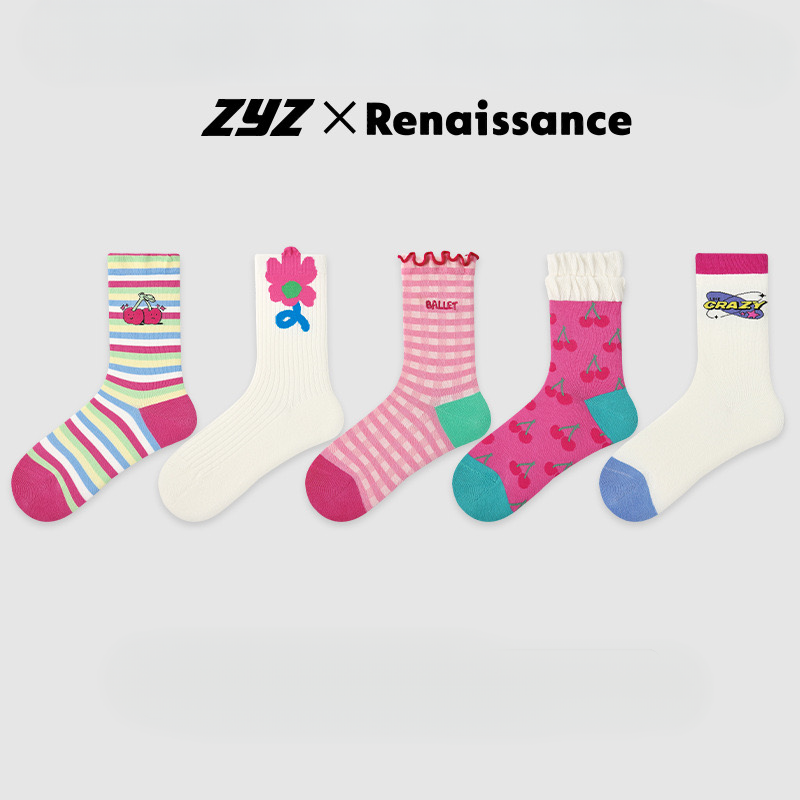 ZYZ X Renaissance Socks Box - 5 packs