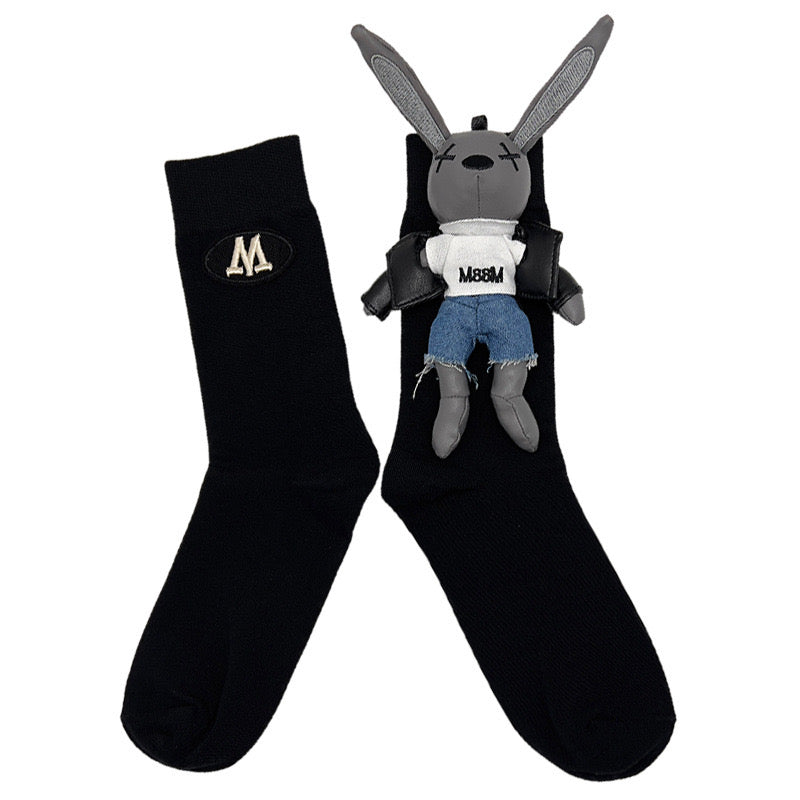 Small Bunny Doll Socks