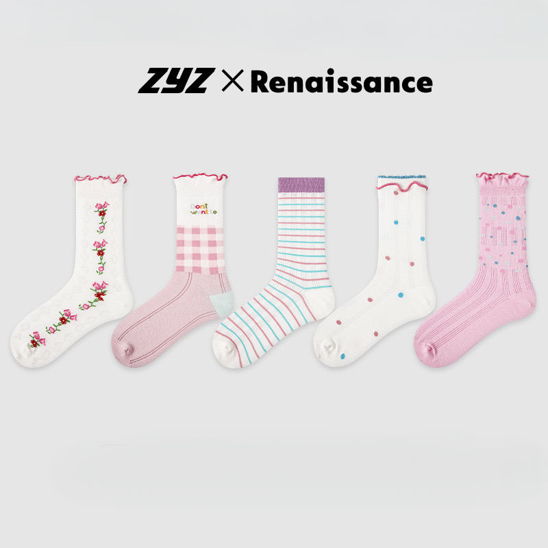 ZYZ X Renaissance Socks Box - 5 packs