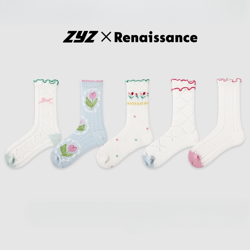 ZYZ X Renaissance Socks Box - 5 packs