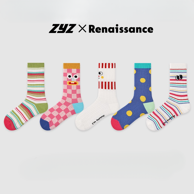 ZYZ X Renaissance Socks Box - 5 packs